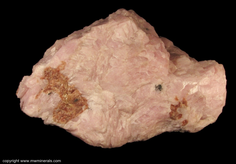 Mineral Specimen: Kutnohortite  and Willemite from Franklin, Sussex County, New Jersey