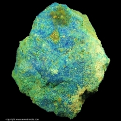 Minerals Specimen: Krohnkite from location unknown, probably Chile, labeled as Bolivia Minerals Specimen: Krohnkite from location unknown, probably Chile, labeled as Bolivia
