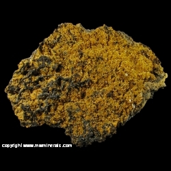 Minerals Specimen: Mimetite on Goethite pseudomorphs after Calcite from Megala Pefka Mine No. 28, Lavrion (Laurion; Laurium) District, Attiki (Attica) Prefecture, Greece Minerals Specimen: Mimetite on Goethite pseudomorphs after Calcite from Megala Pefka Mine No. 28, Lavrion (Laurion; Laurium) District, Attiki (Attica) Prefecture, Greece