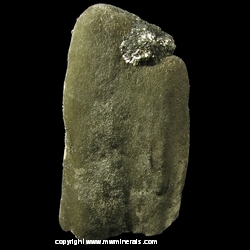 Mineral Specimen: Marcasite Stalactite from Galena, Galena District, Jo Daviess Co., Illinois, USA