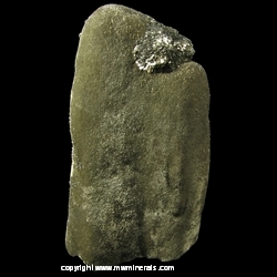Mineral Specimen: Marcasite Stalactite from Galena, Galena District, Jo Daviess Co., Illinois, USA Mineral Specimen: Marcasite Stalactite from Galena, Galena District, Jo Daviess Co., Illinois, USA