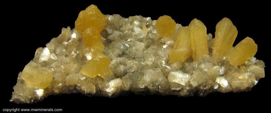 Mineral Specimen: Stilbite on Heulandite from Wasson Bluff, Parrsboro, Bay of Fundy, Cumberland County, Nova Scotia, Canada