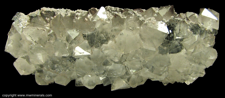 Mineral Specimen: Quartz,Hematite and Caclite from Beckermet Mine, Egremont, West Cumberland Iron Field, North and Western Region (Cumberland), Cumbria, England