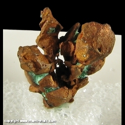 Mineral Specimen: Copper Crystals from Caledonia Mine, Ontonagon Co., Michigan, USA Mineral Specimen: Copper Crystals from Caledonia Mine, Ontonagon Co., Michigan, USA