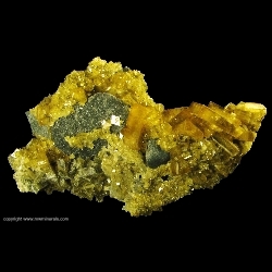 Minerals Specimen: Golden barite from Sherman Tunnel, Upper Iowa Gulch, Leadville District, Lake County, Colorado Minerals Specimen: Golden barite from Sherman Tunnel, Upper Iowa Gulch, Leadville District, Lake County, Colorado