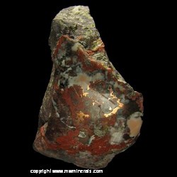 Minerals Specimen: Datolite, Copper, Microcline, Epidote, Calcite, Modified Basalt from Butler Lode, Caledonia Mine, Ontonagon Co., Michigan, USA Minerals Specimen: Datolite, Copper, Microcline, Epidote, Calcite, Modified Basalt from Butler Lode, Caledonia Mine, Ontonagon Co., Michigan, USA