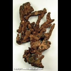 Mineral Specimen: Copper Crystals from Baltic Mine, Baltic, Adams Twp., Houghton County, Michigan, USA Mineral Specimen: Copper Crystals from Baltic Mine, Baltic, Adams Twp., Houghton County, Michigan, USA