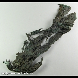 Minerals Specimen: Copper Crystals from White Pine Mine, White Pine, Ontonagon Co., Michigan Minerals Specimen: Copper Crystals from White Pine Mine, White Pine, Ontonagon Co., Michigan