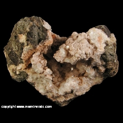 Mineral Specimen: Chabazite, Heulandite, Calcite from Bay of Fundy, Nova Scotia, Canada Mineral Specimen: Chabazite, Heulandite, Calcite from Bay of Fundy, Nova Scotia, Canada