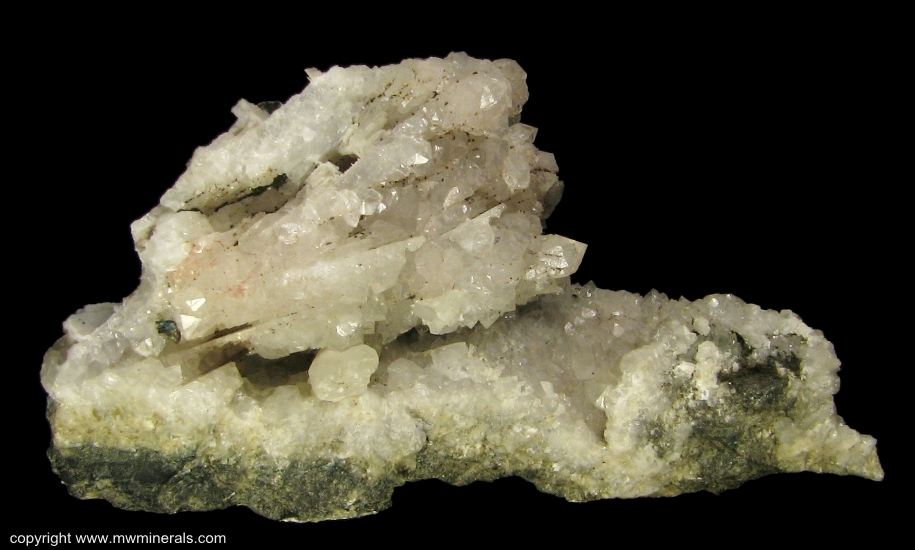 Mineral Specimen: Quartz cast after Anhydrite from Upper New Street Quarry, West Paterson, Passaic County, New Jersey