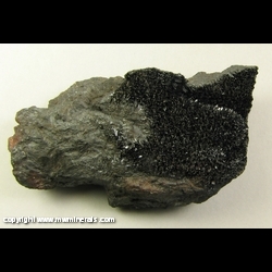 Mineral Specimen: Manganite from Montreal Mine, 35th level, Montreal, Iron Co., Wisconsin Mineral Specimen: Manganite from Montreal Mine, 35th level, Montreal, Iron Co., Wisconsin