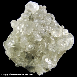 Mineral Specimen: Polydymite Included in Twinned Calcite from Gray's Quarry, Hamilton, Hnacock Co., Illinois Mineral Specimen: Polydymite Included in Twinned Calcite from Gray's Quarry, Hamilton, Hnacock Co., Illinois