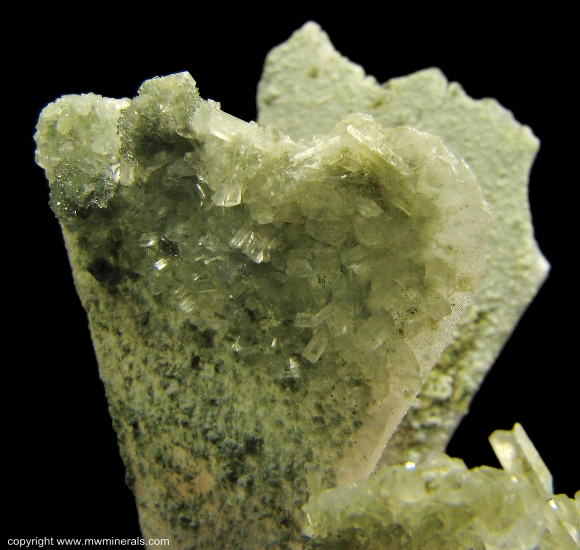 Mineral Specimen: Quartz pseudomorph after Anhydrite with Calcite from Saltinho, Rio Grande do Sul, Brazil