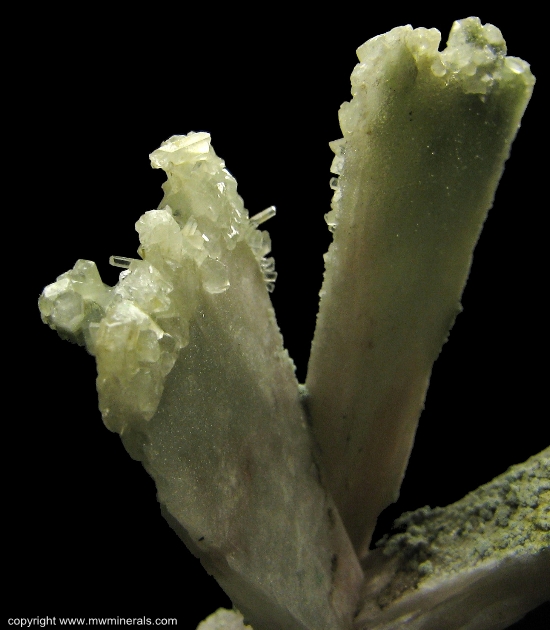 Mineral Specimen: Quartz pseudomorph after Anhydrite with Calcite from Saltinho, Rio Grande do Sul, Brazil