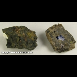 Minerals Specimen: Stewartite from Stewart Mine, San Diego Co., California Minerals Specimen: Stewartite from Stewart Mine, San Diego Co., California
