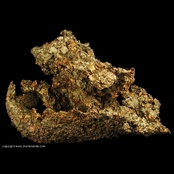 Minerals Specimen: Copper Skull from Lake Superior Copper District, Michigan, USA Minerals Specimen: Copper Skull from Lake Superior Copper District, Michigan, USA