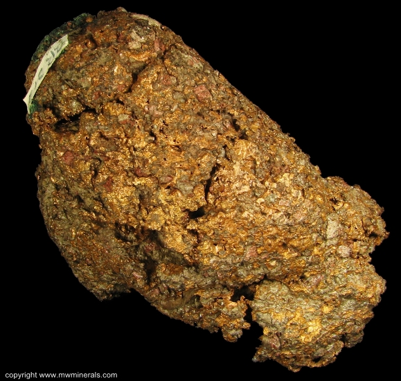 Mineral Specimen: Copper Skull from Lake Superior Copper District, Michigan, USA