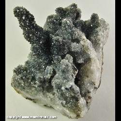 Minerals Specimen: Quartz Stalactites with Included Hematite from Zacatecas, Mexico Minerals Specimen: Quartz Stalactites with Included Hematite from Zacatecas, Mexico