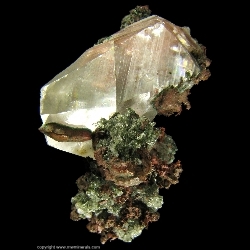 Minerals Specimen: Copper included in Calcite from Phoenix Mine, Keweenaw County, Michigan, USA