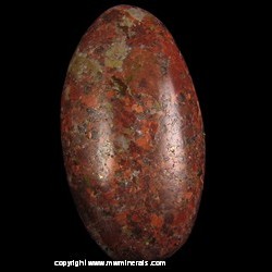 Mineral Specimen: Copper Included in Calumet and Hecla Conglomerate Cabochon from Calumet and Hecla Conglomerate, Houghton Co., Michigan Mineral Specimen: Copper Included in Calumet and Hecla Conglomerate Cabochon from Calumet and Hecla Conglomerate, Houghton Co., Michigan