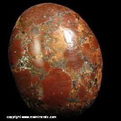 Minerals Specimen: Copper Included in Calumet and Hecla Conglomerate Cabochon from Calumet and Hecla Conglomerate, Houghton Co., Michigan Minerals Specimen: Copper Included in Calumet and Hecla Conglomerate Cabochon from Calumet and Hecla Conglomerate, Houghton Co., Michigan