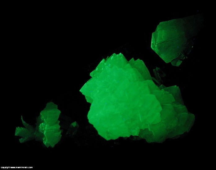 Fluorescent Mineral Specimen: Cuprian Adamite from Mina Ojuela, Mapimi, Durango, Mexico Fluorescent Mineral Specimen: Cuprian Adamite from Mina Ojuela, Mapimi, Durango, Mexico