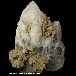 Minerals Specimen: Celestine from Enrico Fermi Atomic Energy Plant Quarry, Point aux Peaux (Stony Point), Frenchtown Charter Township, Monroe Co., Michigan Minerals Specimen: Celestine from Enrico Fermi Atomic Energy Plant Quarry, Point aux Peaux (Stony Point), Frenchtown Charter Township, Monroe Co., Michigan