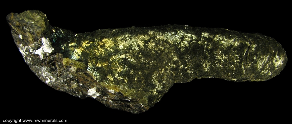 Mineral Specimen: Marcasite Stalactite from Versailles, Morgan County, Missouri