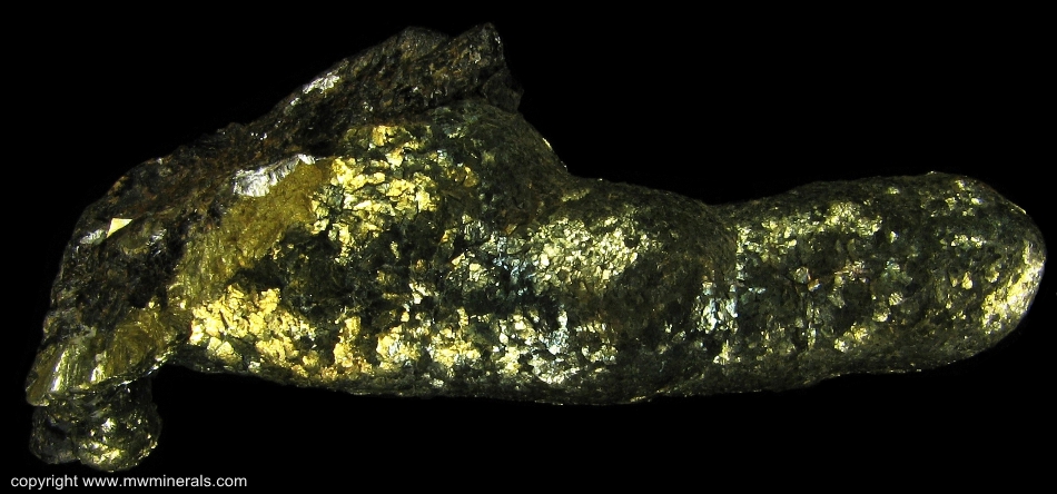 Mineral Specimen: Marcasite Stalactite from Versailles, Morgan County, Missouri