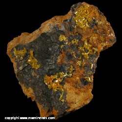 Mineral Specimen: Mimetite from Pingtouling Mine, Liannan Co., Qingyuan Pref., Guangdong Prov., China Mineral Specimen: Mimetite from Pingtouling Mine, Liannan Co., Qingyuan Pref., Guangdong Prov., China