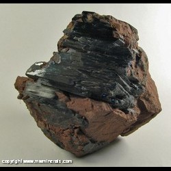 Minerals Specimen: Vivianite from Oruro, Bolivia Minerals Specimen: Vivianite from Oruro, Bolivia