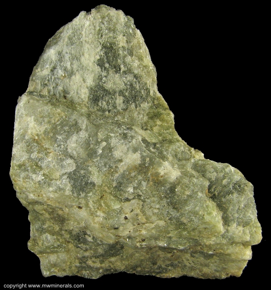 Mineral Specimen: Wernerite with Diopside from Grenville, Laurentides, Quebec, Canada