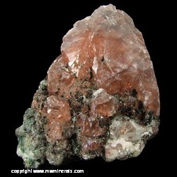 Minerals Specimen: Copper Included in Calcite from Quincy Mine, Quincy Hill, Houghton Co., Michigan Minerals Specimen: Copper Included in Calcite from Quincy Mine, Quincy Hill, Houghton Co., Michigan