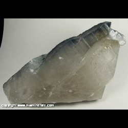 Minerals Specimen: Blue Quartz - Included Elbaite Tourmaline from Jenipapo district, Itinga, Jequitinhonha valley, Minas Gerais, Brazil Minerals Specimen: Blue Quartz - Included Elbaite Tourmaline from Jenipapo district, Itinga, Jequitinhonha valley, Minas Gerais, Brazil