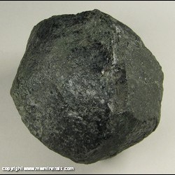 Mineral Specimen: Chamosite Pseudomorph after Almandine from Spurr Mountain Mine, Imperial Heights, Baraga Co., Michigan Mineral Specimen: Chamosite Pseudomorph after Almandine from Spurr Mountain Mine, Imperial Heights, Baraga Co., Michigan