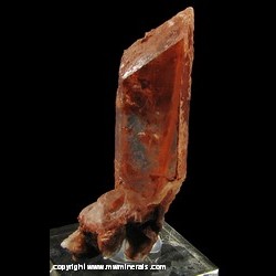 Minerals Specimen: Selenite with Included Hematite from Barranco del Salobral, Teruel, Aragon, Espana Minerals Specimen: Selenite with Included Hematite from Barranco del Salobral, Teruel, Aragon, Espana