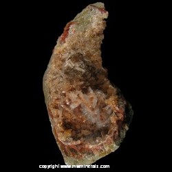 Minerals Specimen: Celestine, Red Agate, Calcite from Celestite Queen Mine, Grand Co., Utah Minerals Specimen: Celestine, Red Agate, Calcite from Celestite Queen Mine, Grand Co., Utah