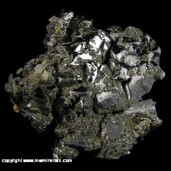 Mineral Specimen: Galena, Sphalerite, Chalcopyrite from 2nd Sovetskii Mine (Vtoroi Sovietskiy Mine), Dal'negorsk , Primorskiy Kray, Far-Eastern Region, Russia