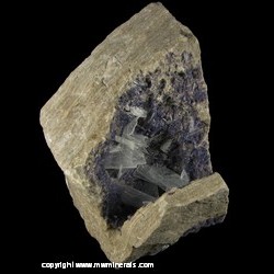 Minerals Specimen: Celestine, Fluorite from Dundas Quarry, West Flamborough Township, Wentworth Co., Ontario, Canada Minerals Specimen: Celestine, Fluorite from Dundas Quarry, West Flamborough Township, Wentworth Co., Ontario, Canada