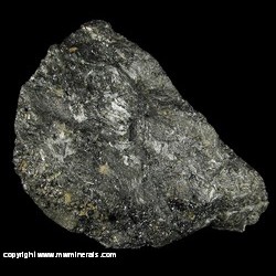 Mineral Specimen: Zinkenite, Stannite, Pyrite from Mina San Jose, Oruro, Bolivia