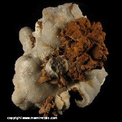 Mineral Specimen: Barite, Quartz from Washington Co., Missouri Mineral Specimen: Barite, Quartz from Washington Co., Missouri