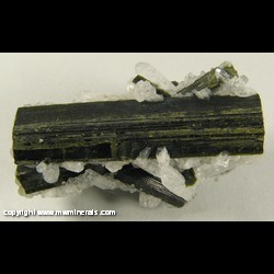 Mineral Specimen: Epidote, Quartz from Ribeirao das Folhas, Itamarandiba, Minas Gerais, Brazil Mineral Specimen: Epidote, Quartz from Ribeirao das Folhas, Itamarandiba, Minas Gerais, Brazil