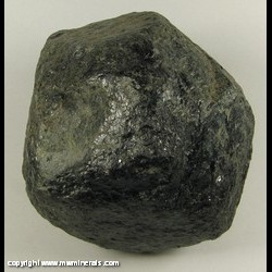 Mineral Specimen: Chamosite Pseudomorph after Almandine from Spurr Mountain Mine, Imperial Heights, Baraga Co., Michigan Mineral Specimen: Chamosite Pseudomorph after Almandine from Spurr Mountain Mine, Imperial Heights, Baraga Co., Michigan