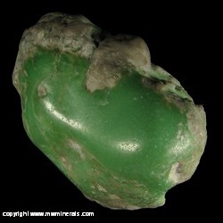 Minerals Specimen: Tumbled Variscite Nodule from Lucin District, Pilot Range, Box Elder Co., Utah