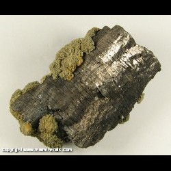 Mineral Specimen: Calcite on Pyrrhotite with Double Terminated Quartz Crystals from Santa Eulalia District, Mun. de Aquiles Serdan, Chihuahua, Mexico Mineral Specimen: Calcite on Pyrrhotite with Double Terminated Quartz Crystals from Santa Eulalia District, Mun. de Aquiles Serdan, Chihuahua, Mexico
