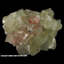 Minerals Specimen: Hematite on Datolite from Mina Aurora, Charcas, San Luis Potosi, Mexico