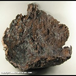Minerals Specimen: Copper Skull from Centennial No. 3 Shaft, Centennial Mine, Centennial, Houghton Co., Michigan Minerals Specimen: Copper Skull from Centennial No. 3 Shaft, Centennial Mine, Centennial, Houghton Co., Michigan