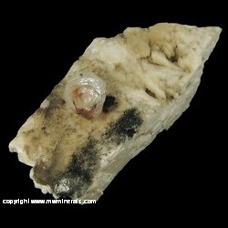 Minerals Specimen: Yofortierite and Analcime on Albite from Mont Saint-Hilaire, Rouville RCM, Monteregie, Quebec, Canada Minerals Specimen: Yofortierite and Analcime on Albite from Mont Saint-Hilaire, Rouville RCM, Monteregie, Quebec, Canada
