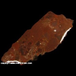 Minerals Specimen: Native Copper in Calumet and Hecla Conglomerate from Calumet, Houghton Co., Michigan Minerals Specimen: Native Copper in Calumet and Hecla Conglomerate from Calumet, Houghton Co., Michigan