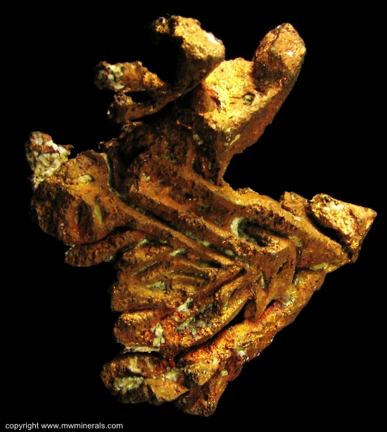 Mineral Specimen: Copper Crystals from Cliff Mine, Phoenix, Keweenaw County, Michigan, USA
